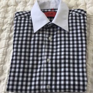 ELIE BALLEH 100% cotton button down shirt